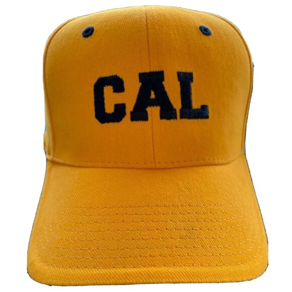 Cal Golden Bears Hat Yellow Adjustable Back UC Berkeley - Picture 1 of 2